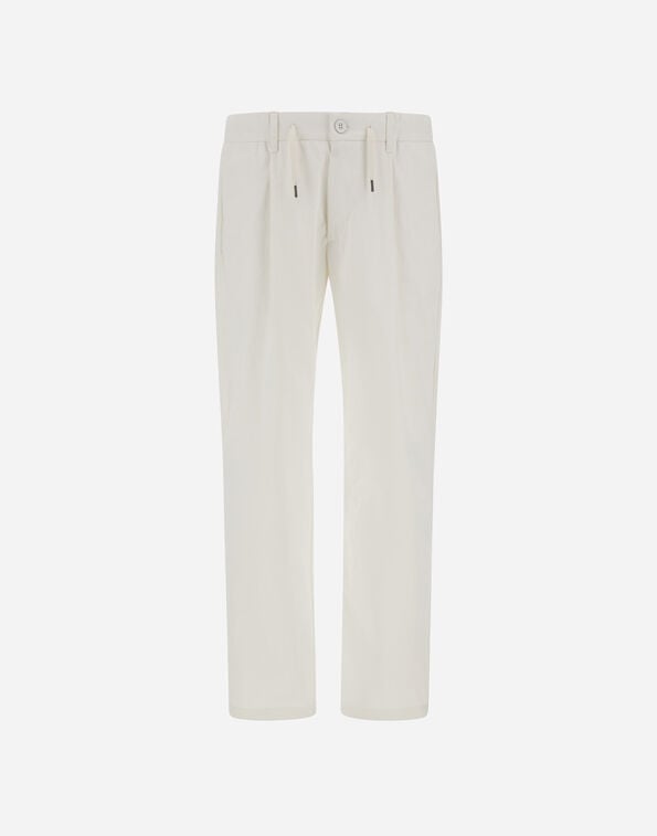 Herno COTTON FEEL TROUSERS Natural PT000140U125311100