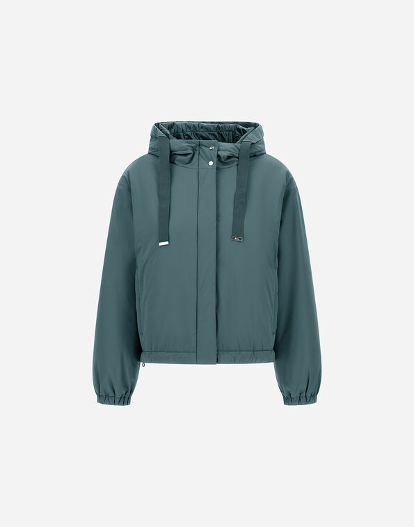 Herno RESORT JACKET IN TRAVEL NYLON PONENTE Midnight Teal GC00070DR12387SZ9123