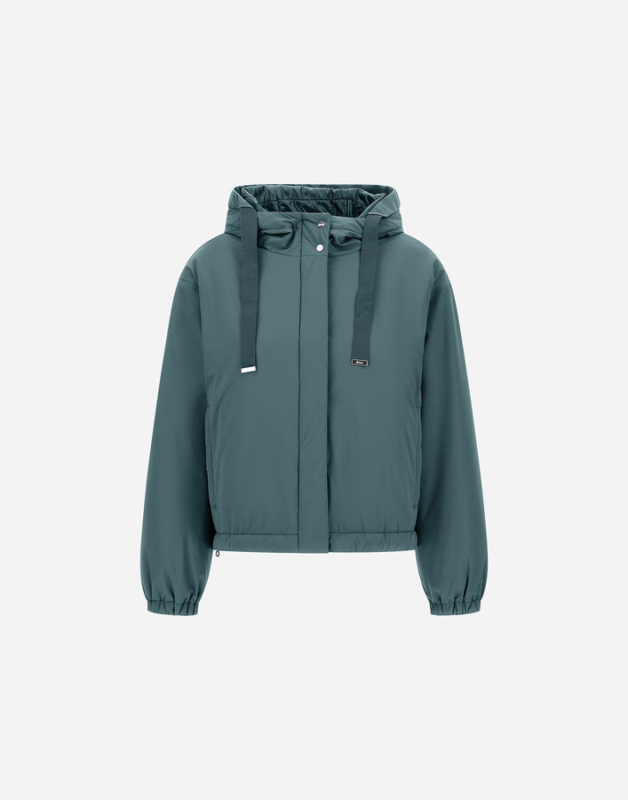 Herno RESORT JACKET IN TRAVEL NYLON PONENTE Midnight Teal GC00070DR12387SZ9123