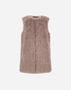 Herno RESORT VEST IN FULLNESS FAUX FUR Light Lilla GC00065DR126274400