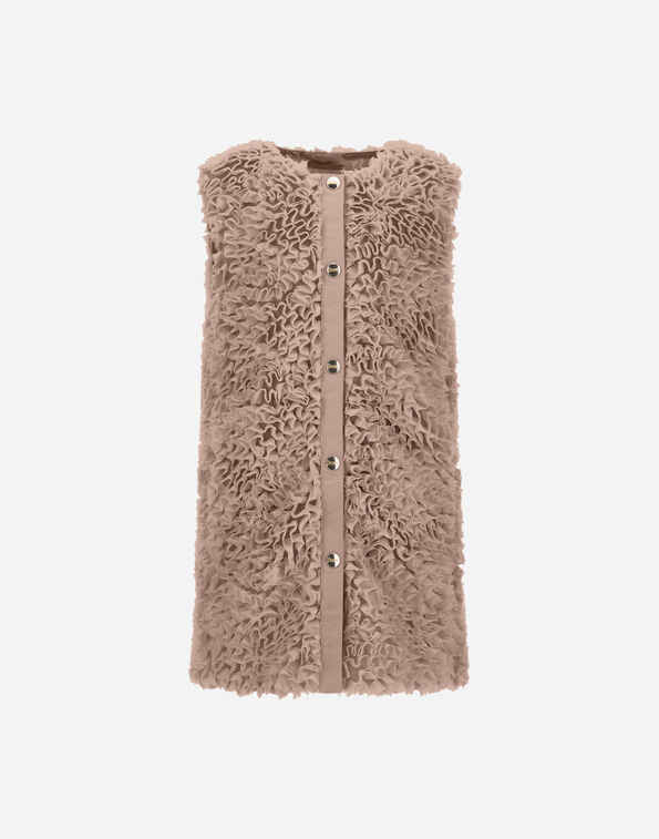 Herno VEST IN FRU FRU GEORGETTE Powder Pink GI000097G127834035
