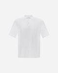 Herno SPRING ULTRALIGHT SCUBA POLO SHIRT White JPL00138U12509S1000