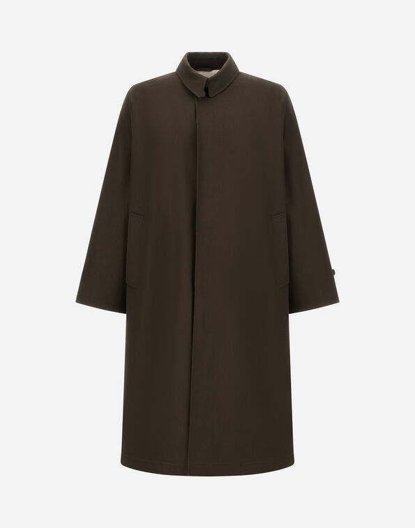 Herno COAT IN SLUB COTTON TWILL Green IM000397U132937780