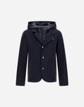 Herno JACKET IN CITY LIFE AND NYLON ULTRALIGHT Blue GA000015B125689201