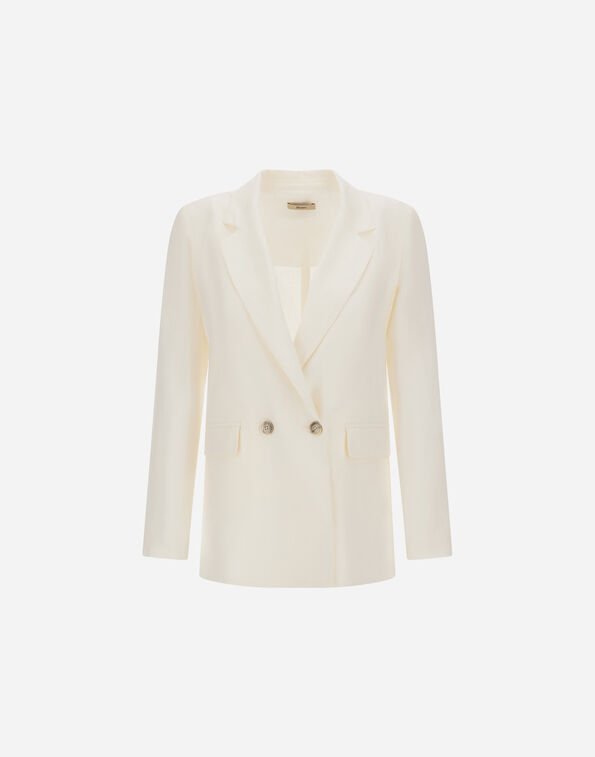 Herno BLAZER IN PURE LINEN Natural GA000319D171571100