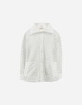 Herno SHACKET IN CROCHET LACE AND NEW TECHNO TAFFETA White GC000481D127021000