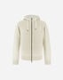 Herno RESORT CARDIGAN IN STOCKING-STITCHED CARDED WOOL Cream MC00020UR701451010