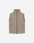 Herno SUEDE EFFECT VEST Dove Grey PI0016UNW124542600
