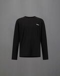 Herno LAMINAR T-SHIRT IN COMPACT JERSEY Black JG00066UL520009300