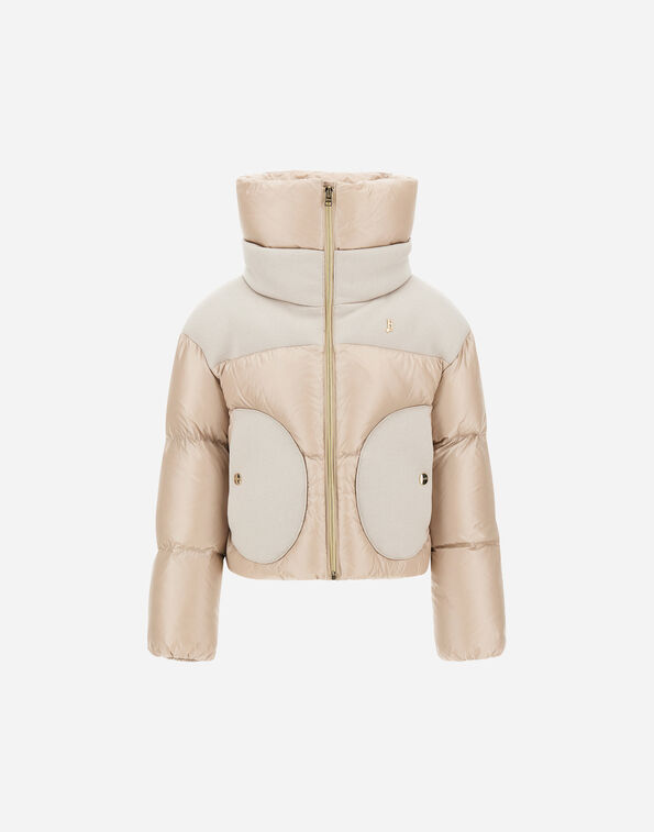 Herno CAPE IN NYLON ULTRALIGHT AND ECOWOOL Chantilly PI000190G12017Z1985