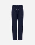Herno LIGHT NYLON STRETCH TROUSERS Blue PT000031D12431SZ9201