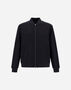 Herno BOMBER JACKET IN EASY WOOL Dark Blue GI000560U33432R9290