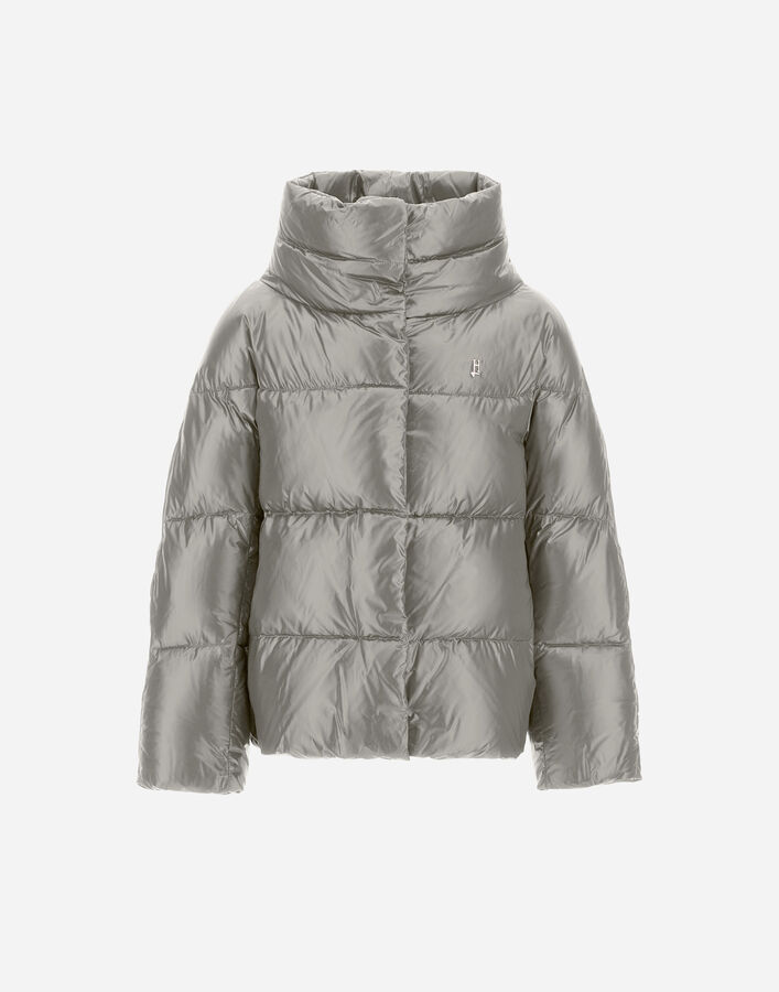 Herno CAPE IN NYLON ULTRALIGHT Light Grey PI000189G12017Z9406