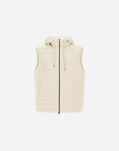Herno SUEDE EFFECT VEST Chantilly PI001221U124541985
