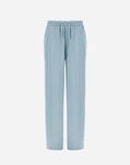 Herno SATIN TROUSERS Light Blue PT000008D125069024