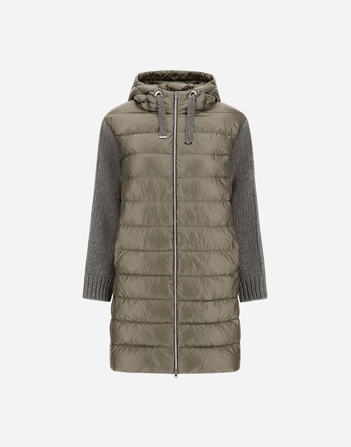 Herno RESORT PUFFER IN NYLON ULTRALIGHT Light Grey PI00140DR12017Z9406