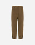 Herno COTTON FEEL TROUSERS Military PT000163D125317740