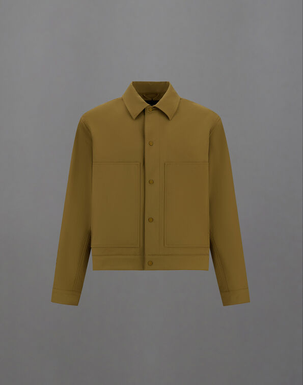 Herno LAMINAR SHACKET IN COMFORT TECH Olive Green GI00213UL12846S7305