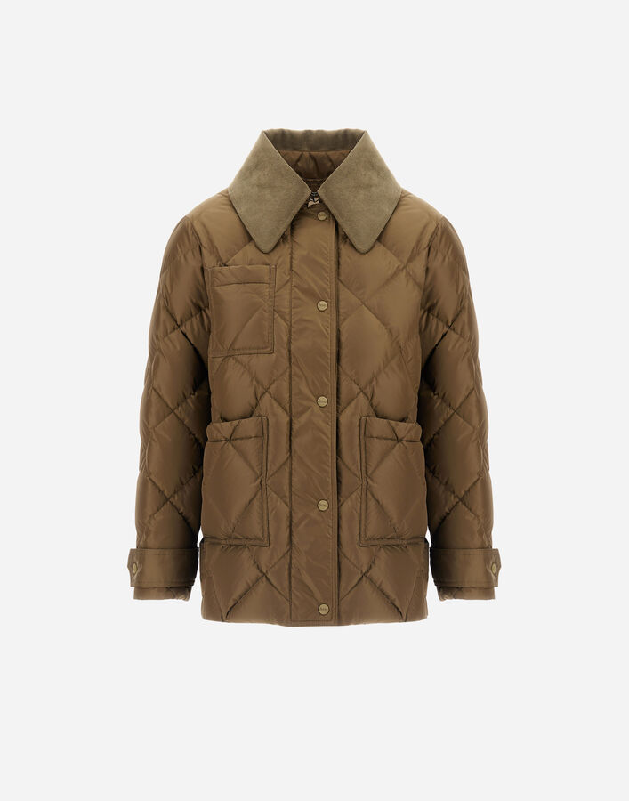 Herno NYLON CHAMONIX SHORT PARKA Military PI002090D12004Z7740