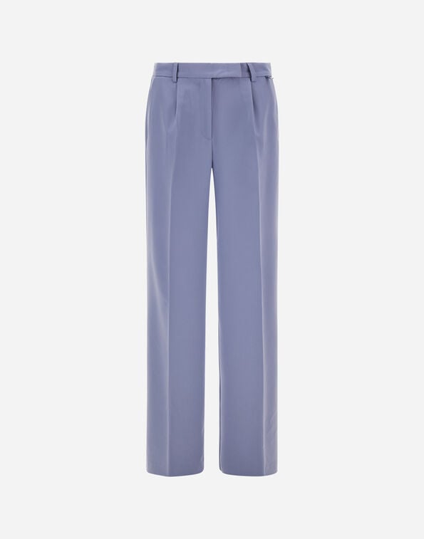 Herno FLAWLESS WOVEN TROUSERS Light Blue PT000234D127189128
