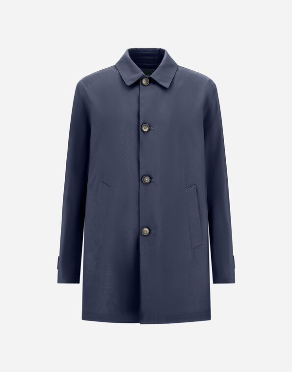Herno RAINCOAT IN 3 LAYERS WOOL STORM Blue IM000386U334109201