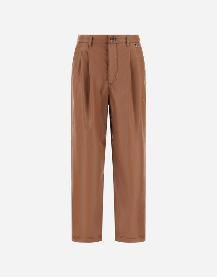 Herno TROUSERS IN ALTERNATIVE LEATHER Leather PT0005DNW191412240