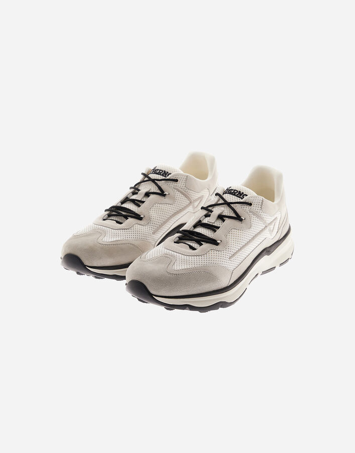 Herno HERNO MAGGIORE TRAINERS IN SUEDE AND MESH White SH000051U500011000