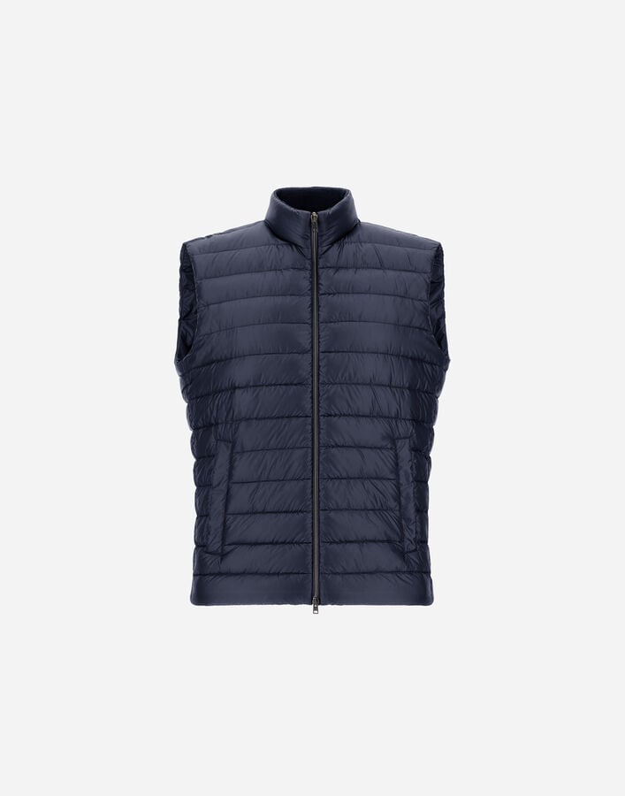 Herno RESORT VEST IN NYLON ULTRALIGHT Navy Blue PI00103UR12020Z9200