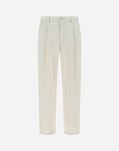 Herno NATURAL FEEL TROUSERS Cream PT000099U132451213