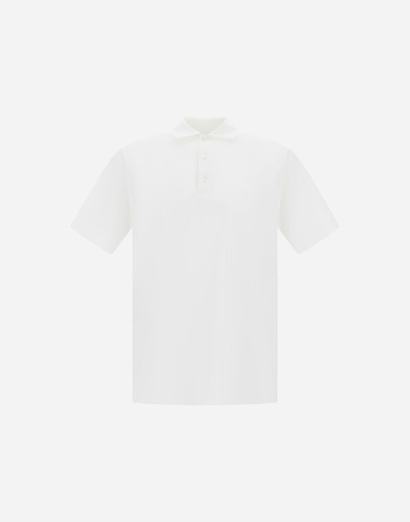 Herno POLO SHIRT IN SUPERFINE COTTON STRETCH White JPL00142U520031000
