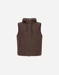 Herno SUEDE EFFECT VEST Dark Brown PI001221U124548993