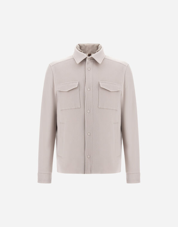 Herno SHACKET IN NEW CASHMERE AND CHANGING NYLON Chantilly GI0006UNW381031985