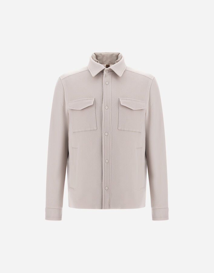 Herno SHACKET IN NEW CASHMERE AND CHANGING NYLON Chantilly GI0006UNW381031985