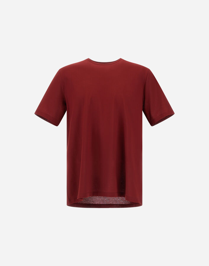 Herno JERSEY CREPE T-SHIRT Red JG000166U520056980