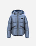 Herno JACKET WITH REMOVABLE HOOD IN NYLON ULTRALIGHT Light Blue/Grey PI000160B12020Z9097