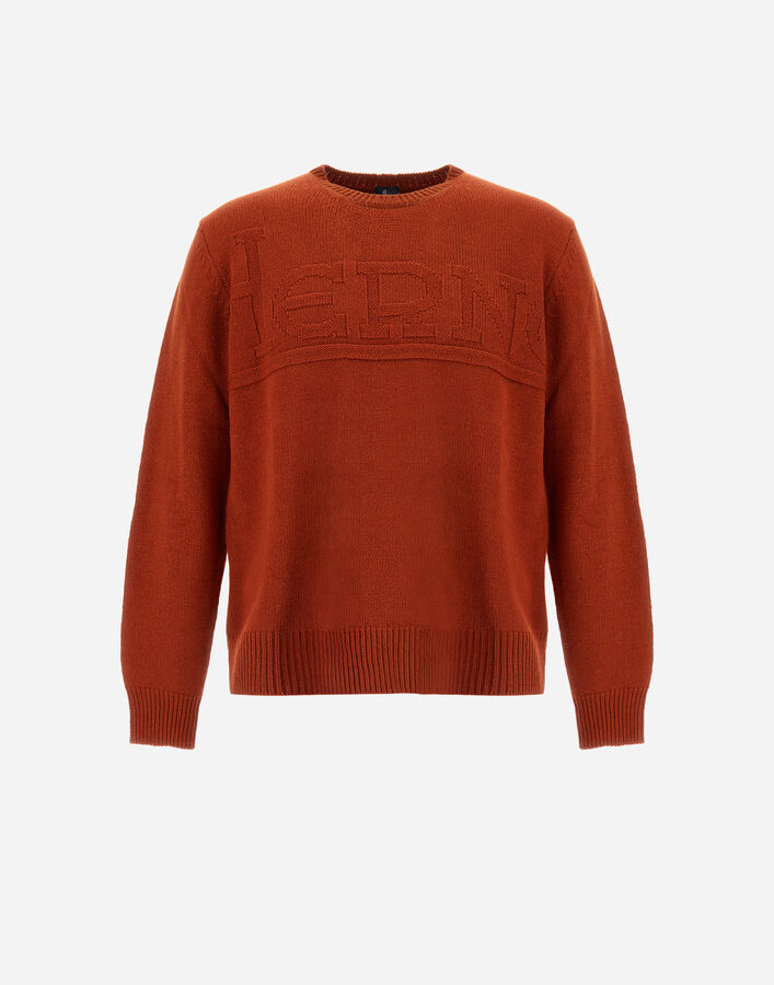 Herno 100% WOOL JUMPER Orange MG000192U701005510