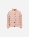 Herno BOMBER JACKET IN CASHMERE, SILK AND NYLON ULTRALIGHT Light Pink PI0032DNW380874002