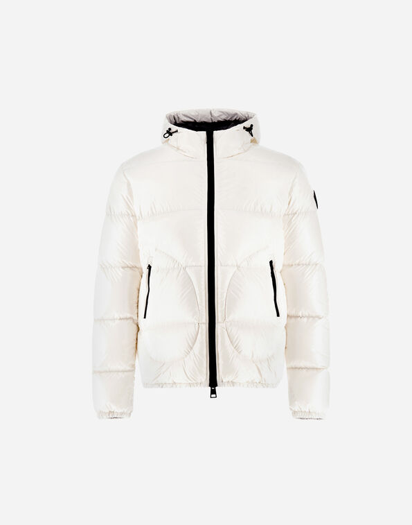 Herno BOMBER JACKET IN GLOSS White PI001133U12220Z1000
