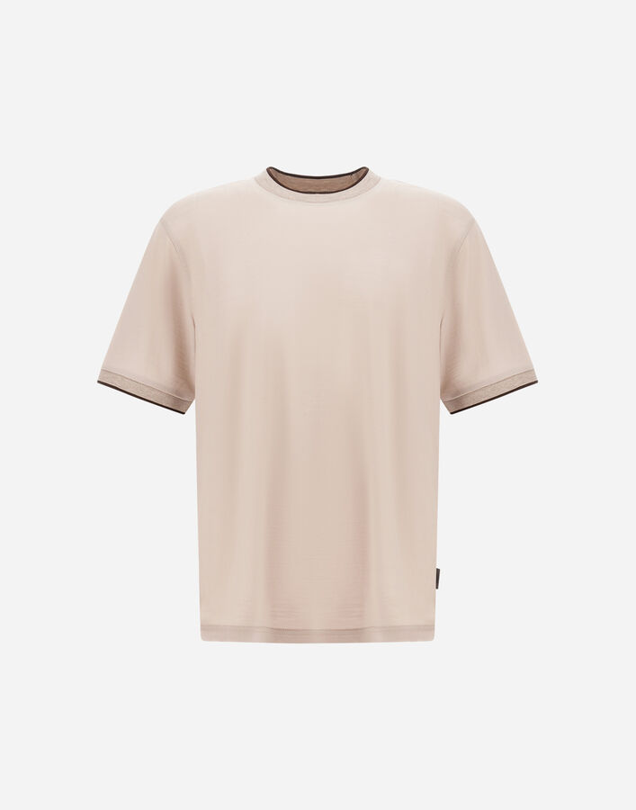 Herno SOFT WOOL JERSEY T-SHIRT Chantilly JG000244U520681985