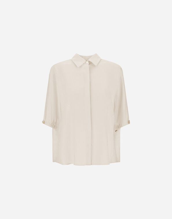 Herno SHIRT IN LINEN BLEND Chantilly CM000046D126891985