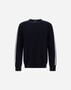 Herno RESORT SWEATER IN CARDED PURE WOOL Navy Blue MG00037UR702209200