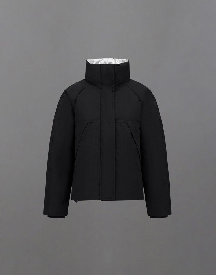 Herno LAMINAR JACKET IN CRINKLE METALLIC Black PI00391DL128399300