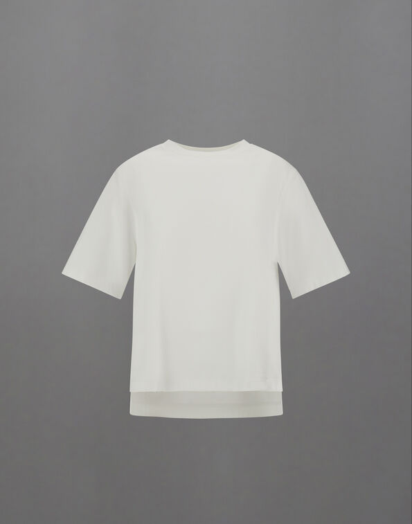 Herno LAMINAR T-SHIRT IN LIGHT MERCERISED COTTON White JG00062DL521321000