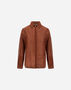 Herno RESORT SHIRT IN LIGHT COTTON SPIKE PRINT Orange/Brown CM00012DR13263P5580