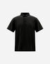 Herno JERSEY CREPE POLO SHIRT Black JPL00115U520059300
