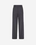 Herno RESORT TROUSERS IN MELANGE FLANNEL Iron PT00045DR126529487