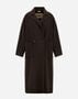 Herno COAT IN NEW MODERN WOOL Dark Chocolate CA000597D334158800