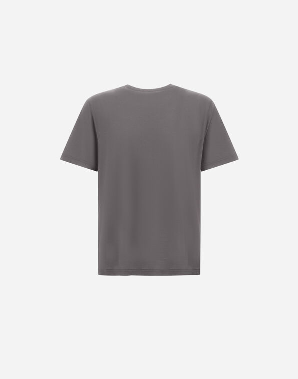 Herno T-SHIRT IN WOOL&nbsp;JERSEY Iron JG0001UNW521409487