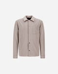 Herno SUEDE EFFECT SHACKET Dove Grey GI000465U124542600