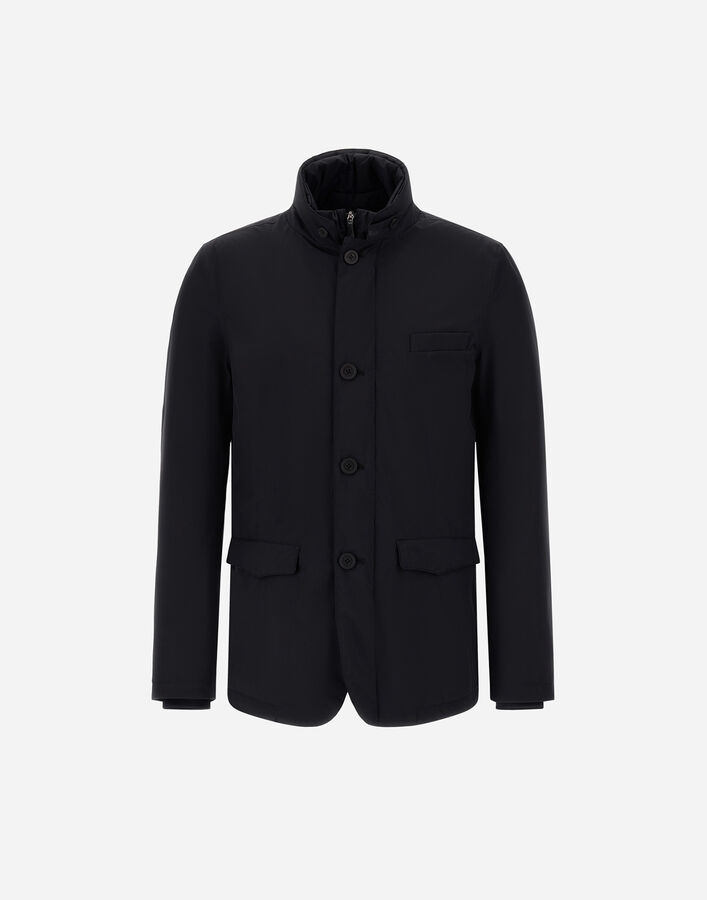 Herno BLAZER WITH BIB IN 2-LAYER WINDSTOPPER Black PI001243U128409300